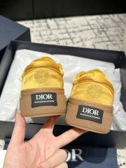 1:1 quality version  Di0r x St0ne isl@nd Electric embroidered letters lace-up casual board shoes 6 colors