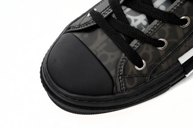 D High Top Canvas Oblique Black