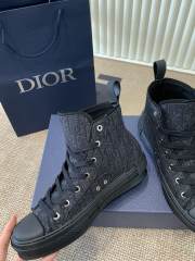 1:1 quality version B23 Classic Oblique Printed High-Top Sneakers 2 colors
