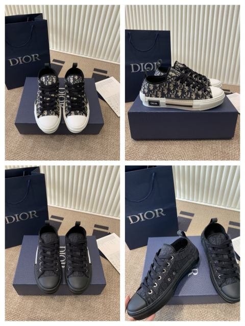 1:1 quality version B23 Classic Oblique Print Low Top Board Shoes 2 colors