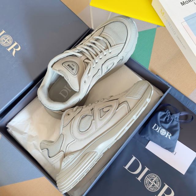 1:1 quality version  St0ne x Di0r Co-branded Compass Embroidered B30 Mesh Sneakers 6 colors