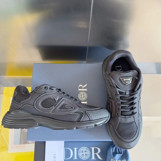 1:1 quality version  St0ne x Di0r Co-branded Compass Embroidered B30 Mesh Sneakers 6 colors