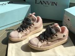 1:1 Quality L Curb Thick Lace Retro Height Increasing Thick Bottom Bread Shoes 5 colors