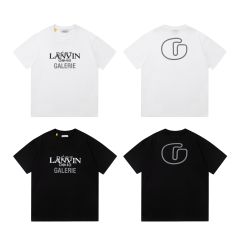 Retro overlapping floating grey label Washed Print tee