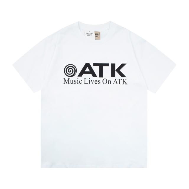 Retro swirl graffiti Washed Print tee