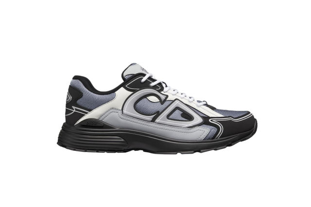 D Sneaker Blue Mesh with Gray White and Black Technical Fabric 3SN279ZRB_H068