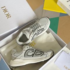 1:1 quality version Leather and mesh fabric patchwork reflective sneakers 34 colors