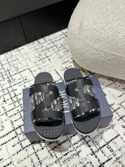 1:1 quality version Full Print Jacquard Slides Sandals