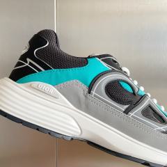 1:1 quality version Leather and mesh fabric patchwork reflective sneakers 34 colors