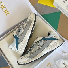1:1 quality version Leather and mesh fabric patchwork reflective sneakers 34 colors