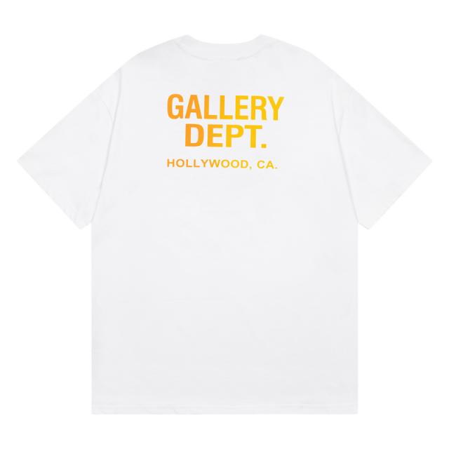 Retro embossed gradient logo Washed Print tee