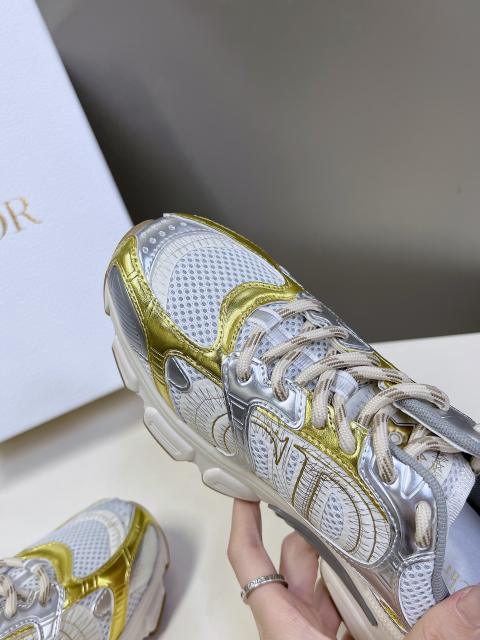 1:1 quality version Mesh cowhide leather patchwork embroidered logo sneakers 7 colors