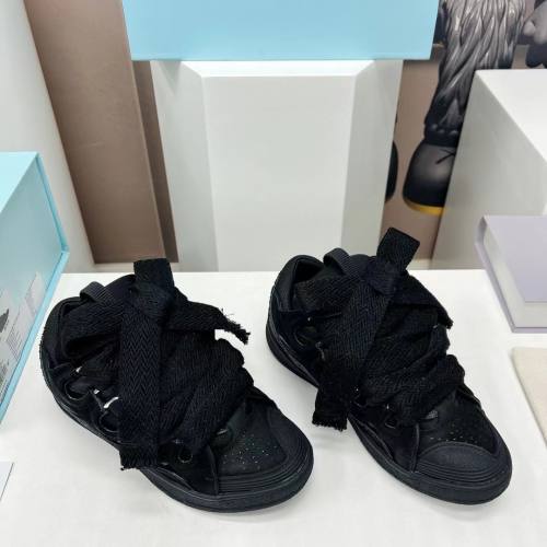 1:1 quality L Curb Chunky lace up chubby shoes