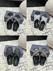 1:1 quality version Cross Strap Sandals 4 colors