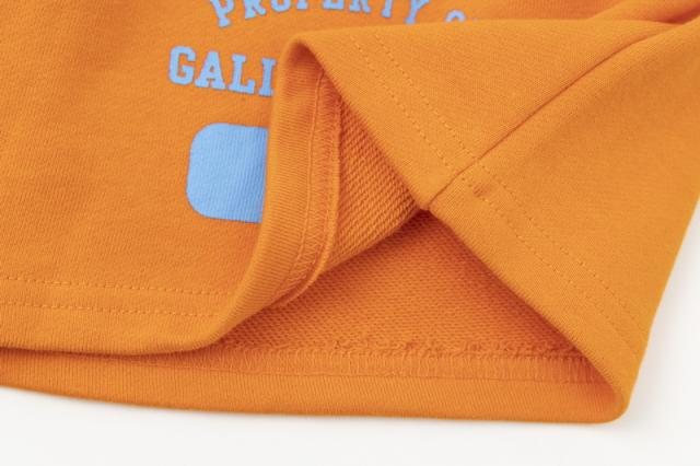 Contrast color double-sided logo solid color shorts