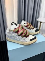 1:1 quality Thick Sole Colorblocking Lace-Up Bread Shoes