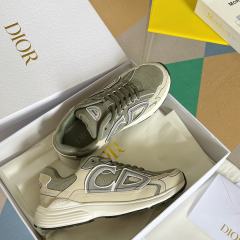 1:1 quality version Leather and mesh fabric patchwork reflective sneakers 34 colors