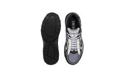 D Sneaker Blue Mesh with Gray White and Black Technical Fabric 3SN279ZRB_H068