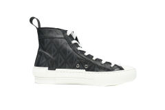 D High Top Black CD Diamond Canvas 3SH118ZPP_H900