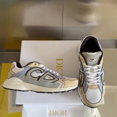 1:1 quality version Leather and mesh fabric patchwork reflective sneakers 34 colors