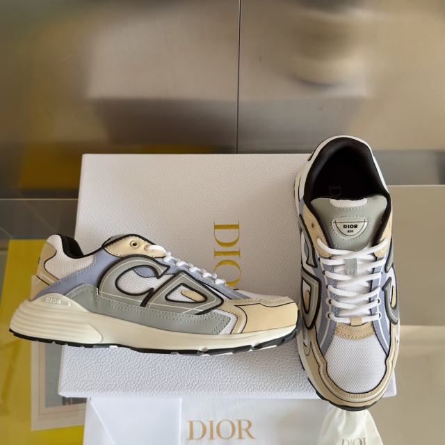 1:1 quality version Leather and mesh fabric patchwork reflective sneakers 34 colors
