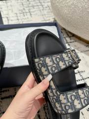 1:1 quality version Oblique Jacquard Flip Flops 2 colors