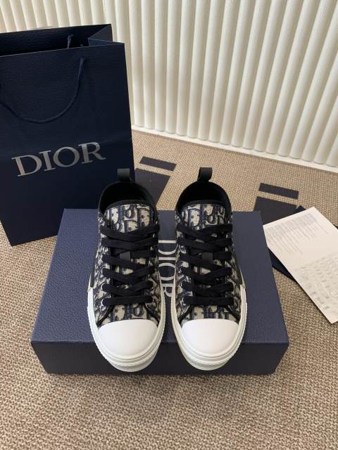 1:1 quality version B23 Classic Oblique Print Low Top Board Shoes 2 colors