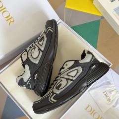 1:1 quality version Leather and mesh fabric patchwork reflective sneakers 34 colors