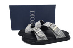 D AQUA SANDAL Light Grey Dior Oblique Jacquard