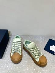 1:1 quality version  Di0r x St0ne isl@nd Electric embroidered letters lace-up casual board shoes 6 colors