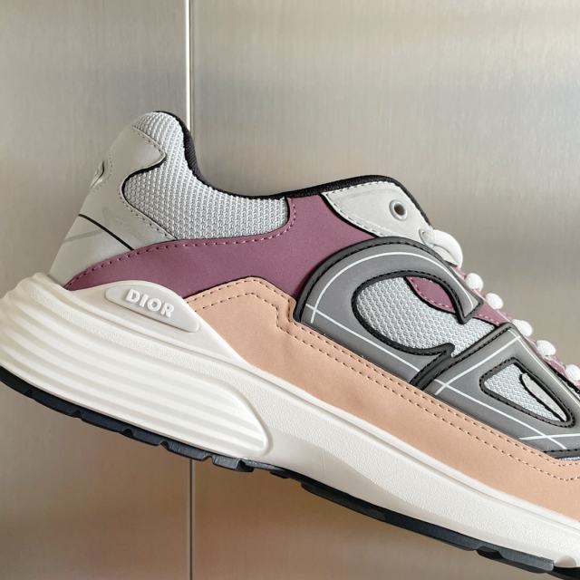 1:1 quality version Leather and mesh fabric patchwork reflective sneakers 34 colors