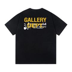 Retro gold foil logo Washed Print tee