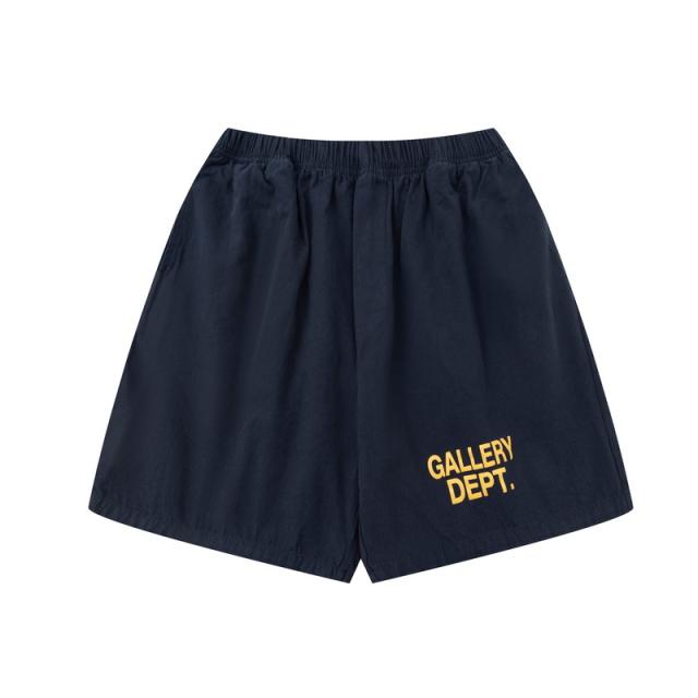 Pure color Martin washed cotton shorts