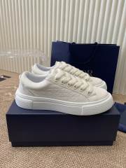 1:1 quality version Side Embroidered Logo Canvas Paneled Leather Patchwork Board Shoes 7 colors