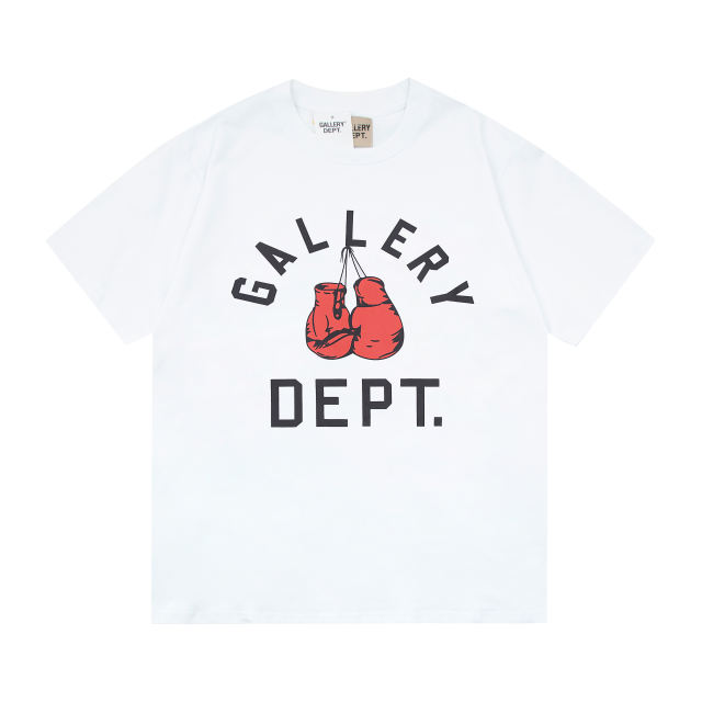 Retro hanging boxing gloves washed printed tee