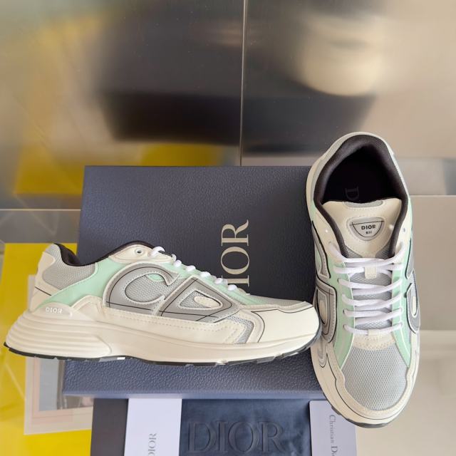 1:1 quality version Leather and mesh fabric patchwork reflective sneakers 34 colors