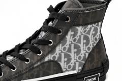 D High Top Canvas Oblique Black
