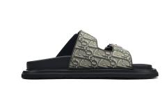 D AQUA SANDAL Beige Dior Oblique Jacquard