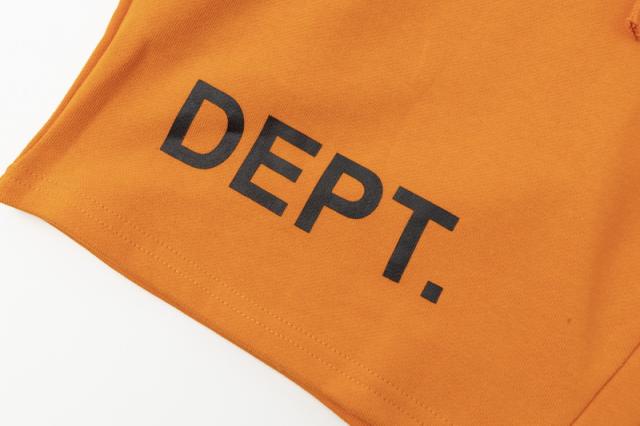 Contrast color double-sided logo solid color shorts