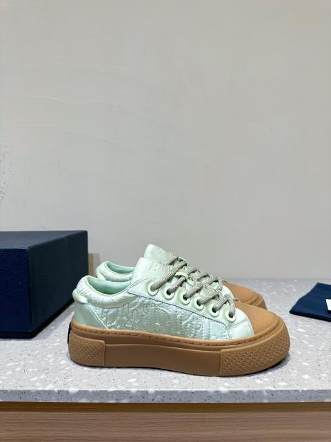 1:1 quality version  Di0r x St0ne isl@nd Electric embroidered letters lace-up casual board shoes 6 colors