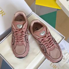 1:1 quality version Leather and mesh fabric patchwork reflective sneakers 34 colors