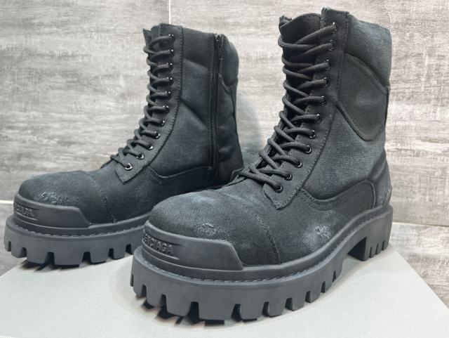 1:1 quality Black and White Marble Spot High Top Martin Boots