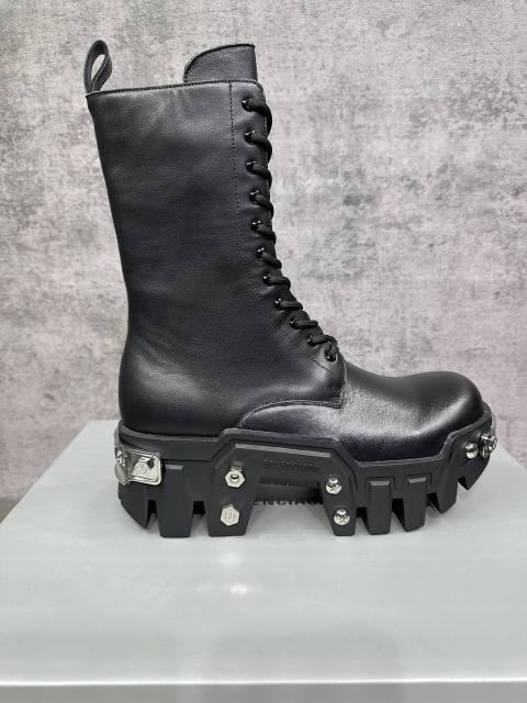 1:1 quality version Metal Logo Thick Sole Heightened Martin Boots