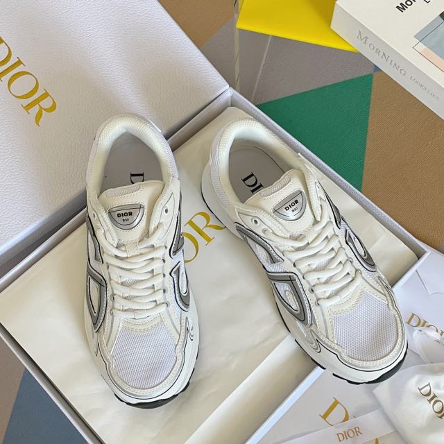 1:1 quality version Leather and mesh fabric patchwork reflective sneakers 34 colors