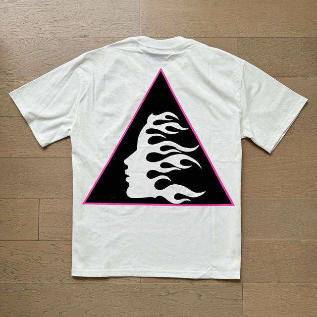 Magic Pink Computer Triangle Logo Print Tee 2 colors