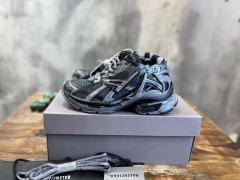 1:1 quality version Multi-Line Embroidered Mesh Thick Sneakers