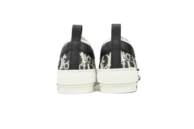 1:1 quality version D Low Top Canvas Oblique Black White 3SN272ZIR 16536