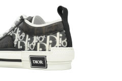 1:1 quality version D Low Top Canvas Oblique Black White 3SN272ZIR 16536