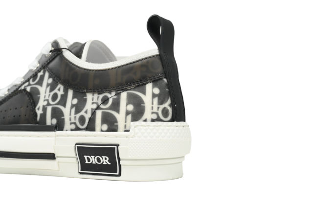 1:1 quality version D Low Top Canvas Oblique Black White 3SN272ZIR 16536