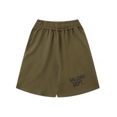 Simple one-sided logo solid color shorts